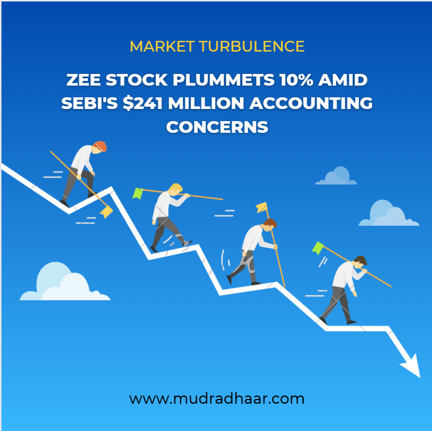 Zee Stock Plummets 10% Amid Sebi's $241 Million Accounting Concerns